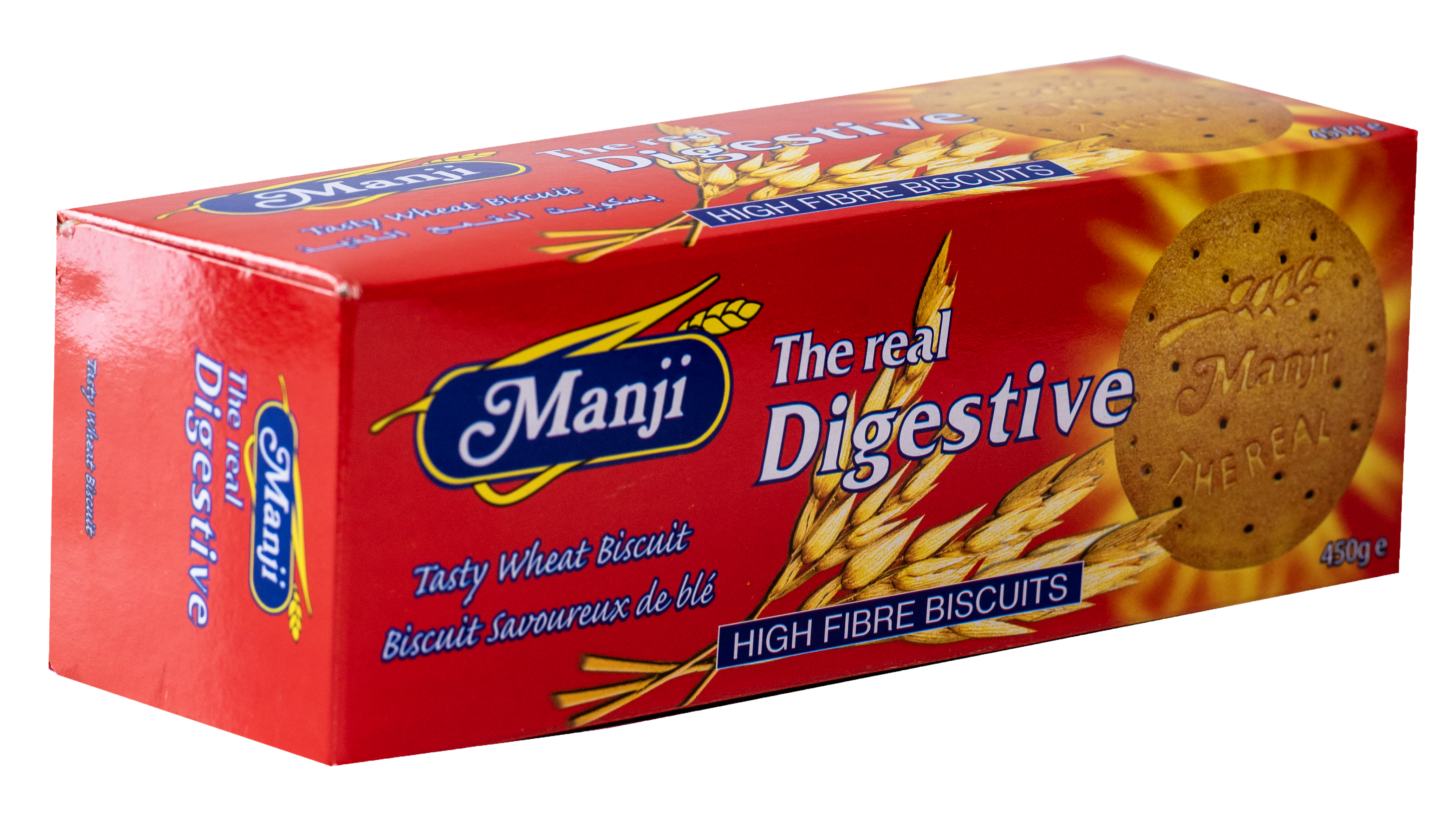 Manji The Real Digestive Kadogo tasty wheat biscuits four-piece pack